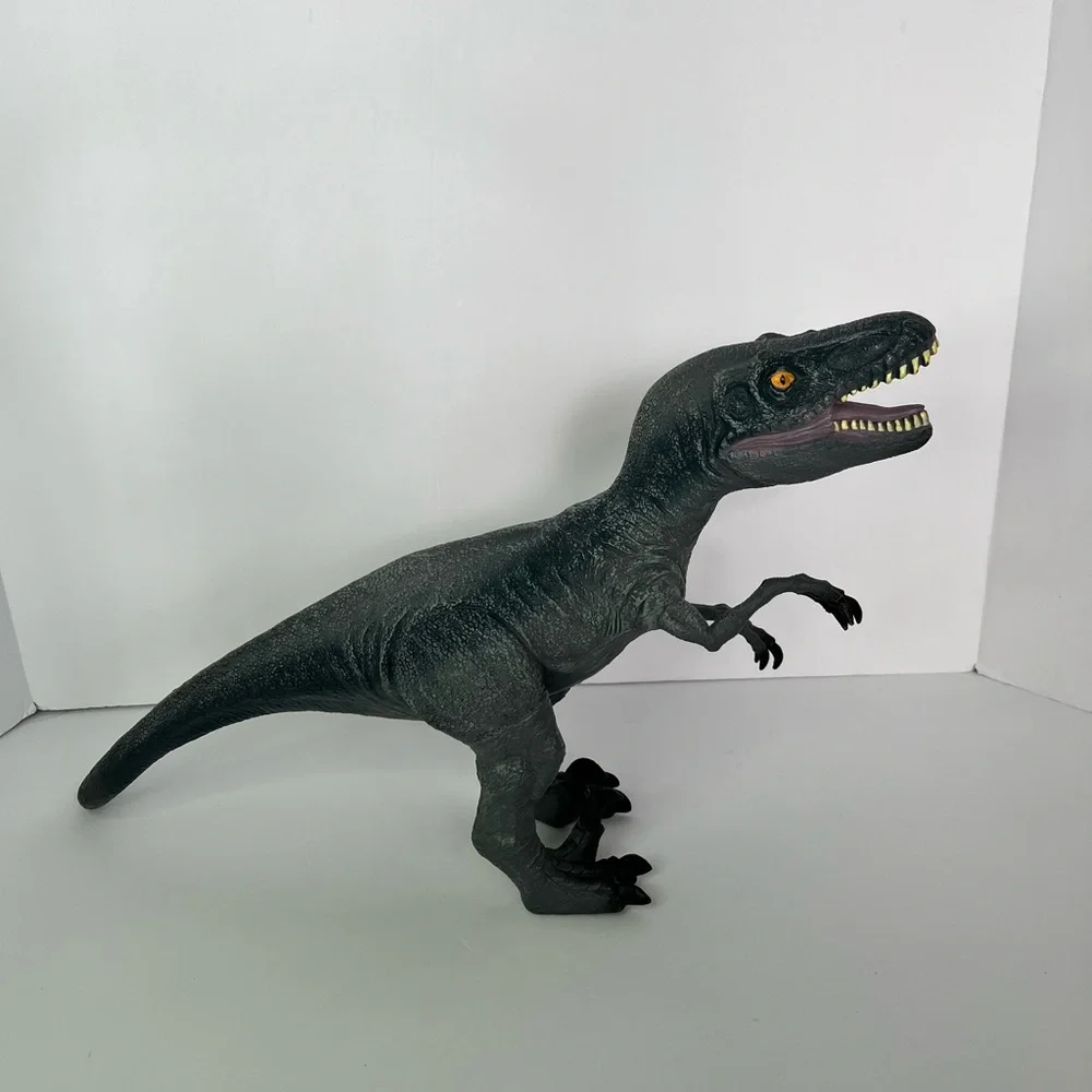 Realistic Dinosaur Adventure Force Velociraptor Raptor Soft Toy Figure 18